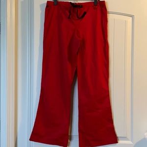 Red women’s scrub pant!